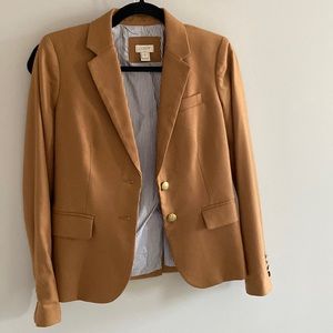 J Crew camel brown blazer